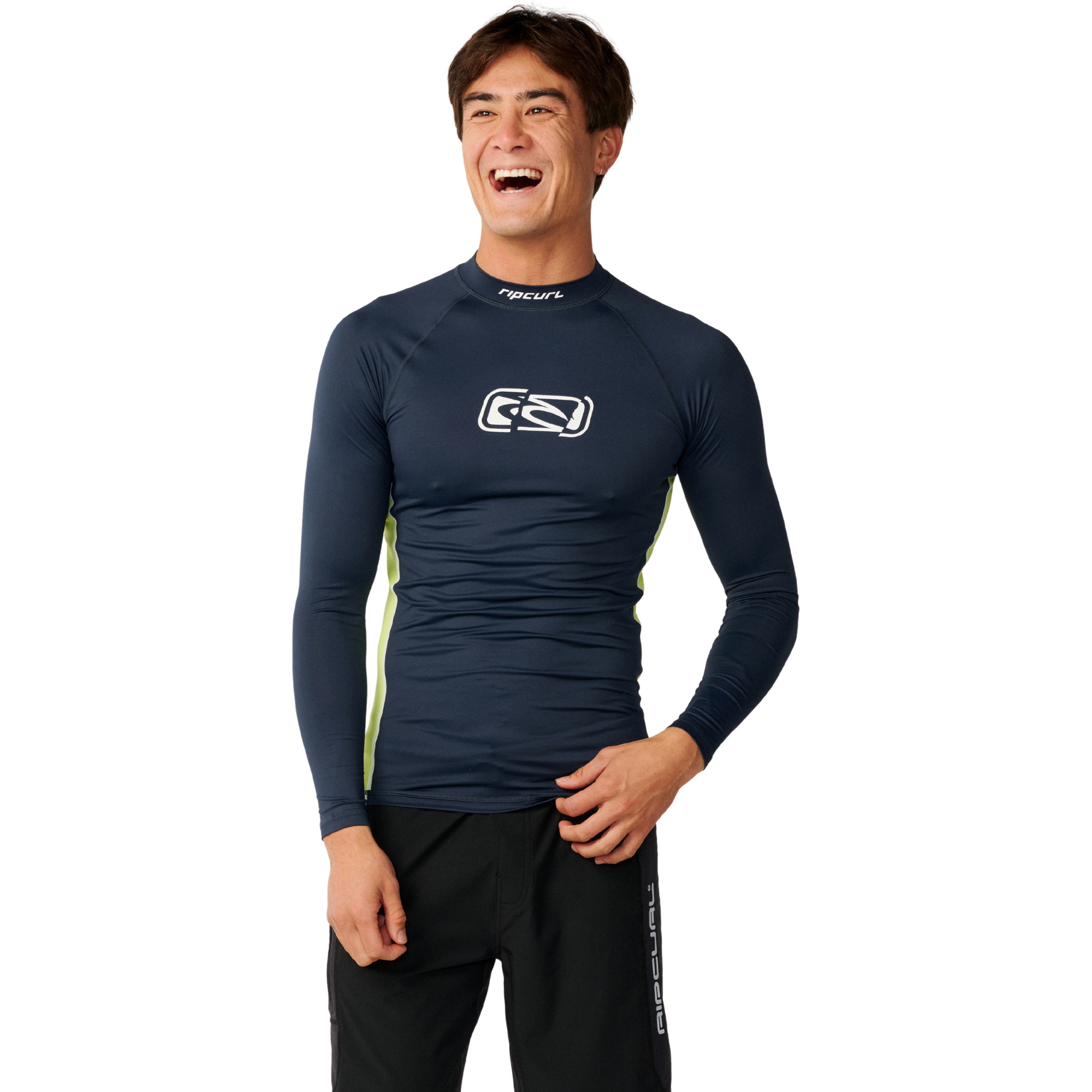 2026 Rip Curl Mens Archive UPF Perf Long Sleeve Rash Vest 181MRV - Dark Navy
